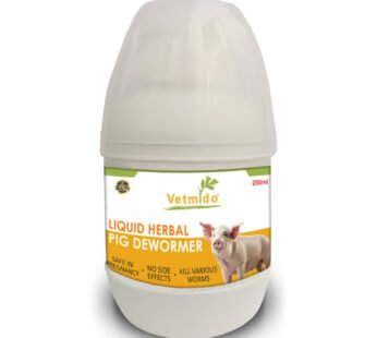 VETMIDO Liquid Herbal Dewormer for Pig, Swine, Piglets & Piggery – 250 ML